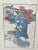 Kikugawa Eizan (1787 - 1867), antique wood block print, Bijin with Shamisen. The print depicts a woman with a shamisen (a...