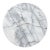 14” Round Italian Carrara Marble Charcuterie or Pastry Board - Versatile For Sale