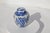 Late 20th Century Blue and White Asian Ginger Jar With Lid- Two Pieces For Sale - Image 9 of 11
