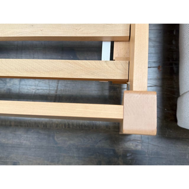 Full Size Baronet Furniture Solid Maple Panel Bed Frame For Sale - Image 10 of 12