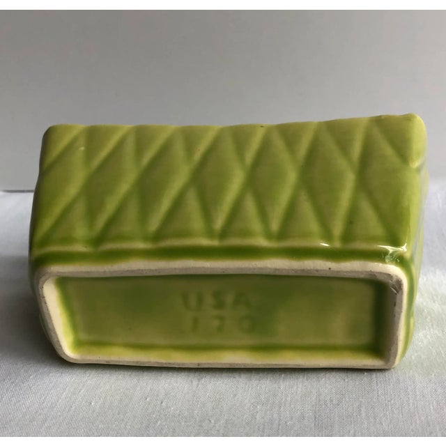 Mid 20th Century Green Pottery Collection - Set of 4 For Sale In Cincinnati - Image 6 of 13