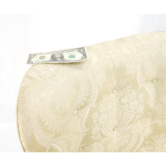 Pair Italian Mid-Century Modern Extra Tall Back Thick Spring Seats Lounge Chairs For Sale - Image 10 of 14