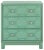 3 Drawer Chest in Turquoise For Sale - Image 9 of 9