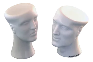 Porcelain Head Vases by Ilona Romule, Set of 2
