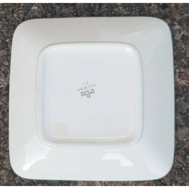 Small Black & White Porcelain Bowl from Arabia, Finland, 1960s, in Very Good conditions. Designed 1960 to 1969 This piece...