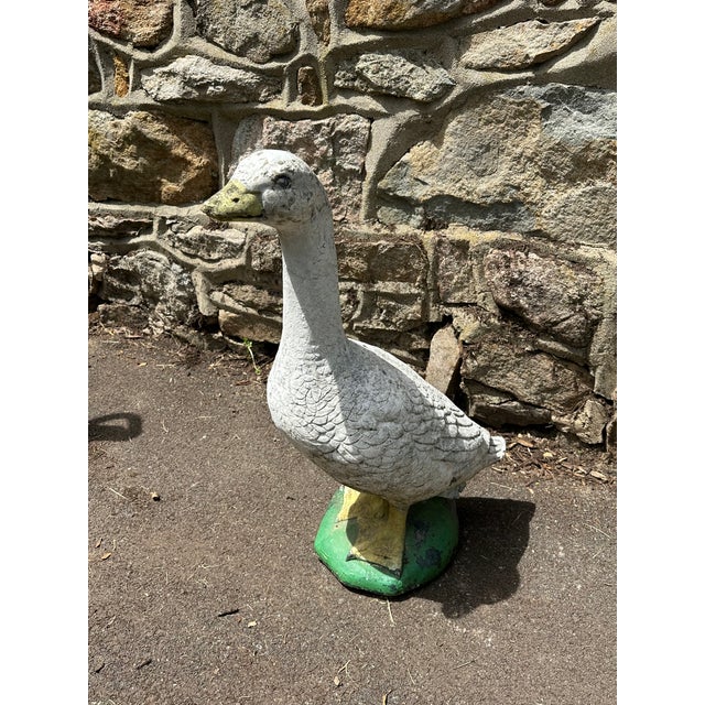 Mid 20th Century Mid Century Porch Garden Goose For Sale - Image 5 of 8