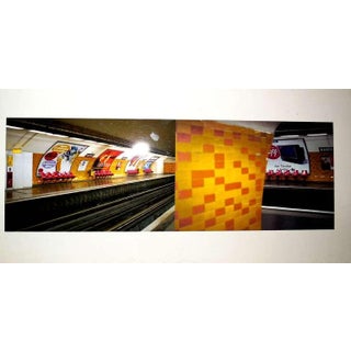 Nicoletta Munroe, Raspail Red, Paris Metro Series, 1998 For Sale