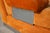 Animal Skin Suede and Steel Orange Sofa, 1970 For Sale - Image 7 of 18