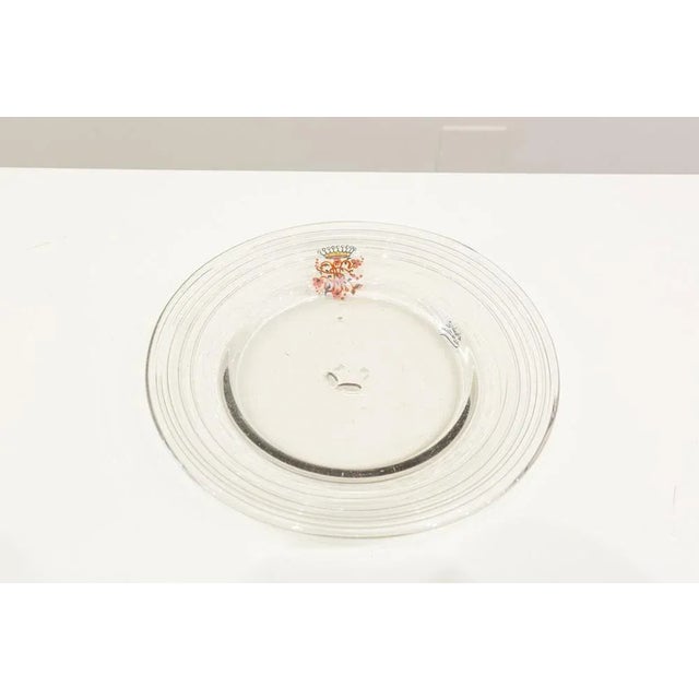 Craft Blown Glass Dish, Spain For Sale - Image 6 of 6