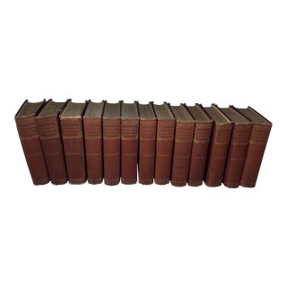 Early 1900s Vintage Charles Dickens Books - Set of 13 For Sale