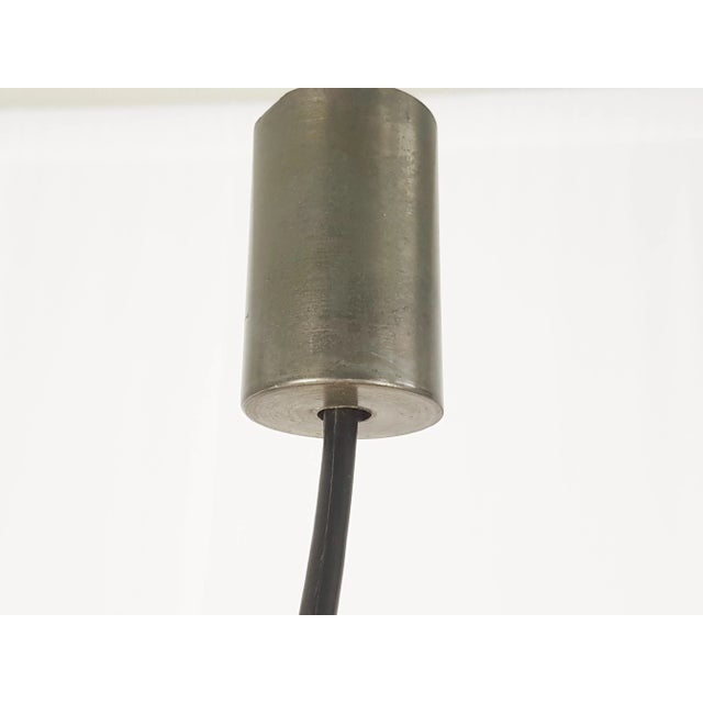 Metal Orange Murano Glass Pendant Lamp by Alessandro Pianon for Vistosi, 1961 For Sale - Image 7 of 13