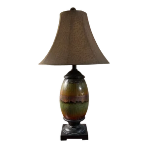 Uttermost Ceramic Table Lamp With Fabric Shade