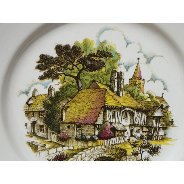 French Earthenware Plates from Lunéville & Keller, 1890s, Set of 6 For Sale - Image 3 of 11