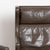 Pair of Mid Century Danish Brown Leather Wingback Club Chairs For Sale - Image 4 of 9