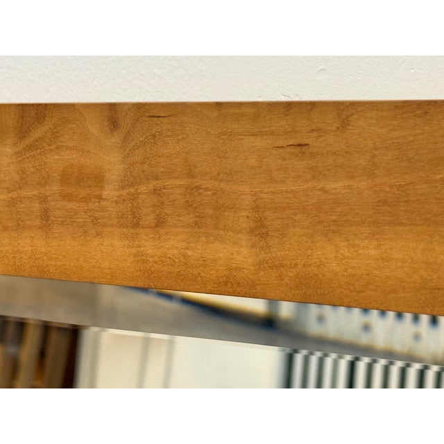 Contemporary Beveled Glass Wall Mirror For Sale In San Francisco - Image 6 of 12