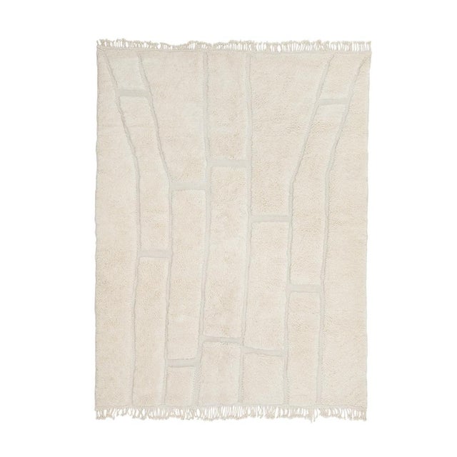 Hand-Knotted Wool Rug by Azele Studio For Sale - Image 10 of 10