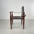 1930s French Teak and Brown Leather Safari Chair, 1930s For Sale - Image 5 of 11