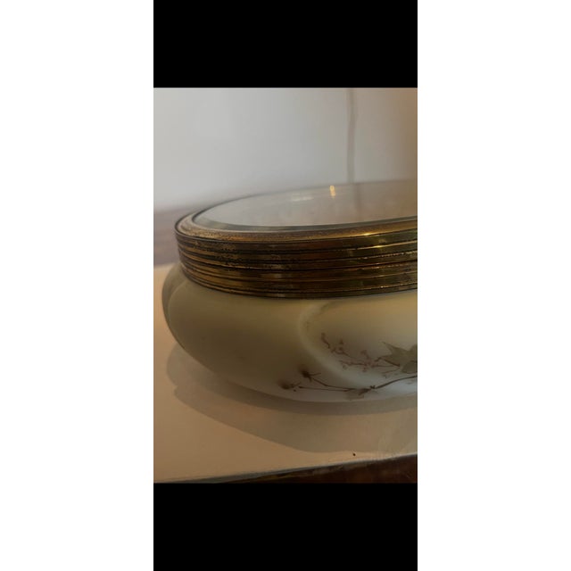Victorian Era Wave Crest Molded Glass Dresser-Jewelry Box For Sale - Image 9 of 9