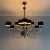 Donghia Donghia Fontana 12 Arm Italian Glass Chandelier For Sale - Image 4 of 9