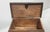 Black Iron Bound Mahogany Chest For Sale - Image 8 of 9