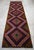 1960s 1960s Turkish Runner Rug Hand Woven Embroidered Wool Hallway- Kitchen Decor - 2'9" X 10'8" For Sale - Image 5 of 12