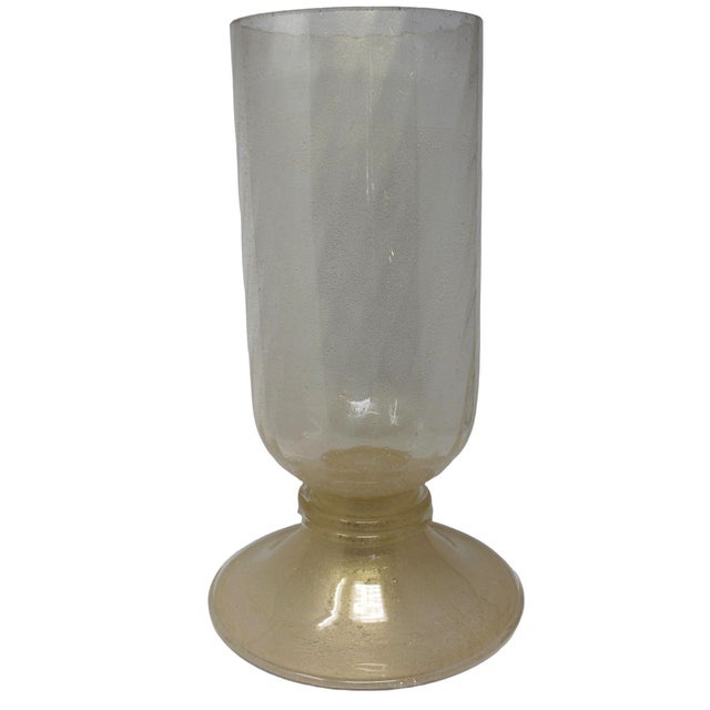 2000 - 2009 Gold Infused Art Glass Centerpiece For Sale - Image 5 of 5