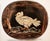 A stunning vintage period print of Pablo Picasso's ceramic Platter "Dove". Comes from an art folio published by Skira in...