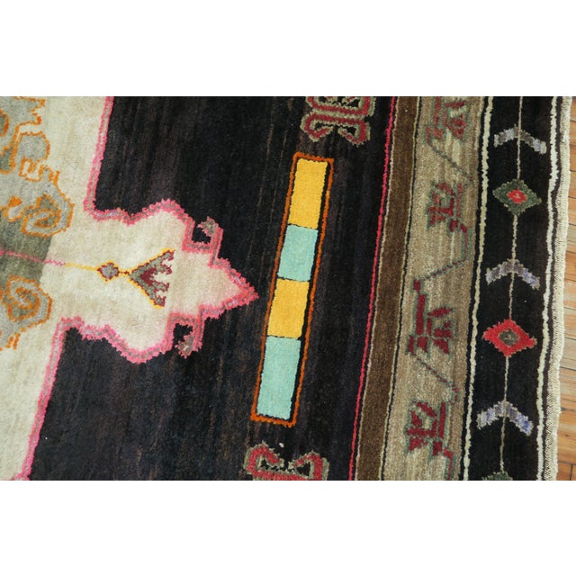 Mid 20th Century Square Mid Century Turkish Rug, 8'7'' X 8'9'' For Sale - Image 5 of 8