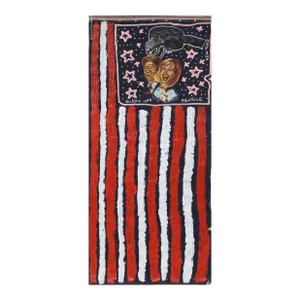 Us Flag With Bill and Hillary Clinton, Konstantin Bokov