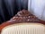 Late 19th Century Late 19th Century Victorian Carved Mahogany Settee in Shimmering Cream & Gold Ball and Claw Feet For Sale - Image 5 of 13