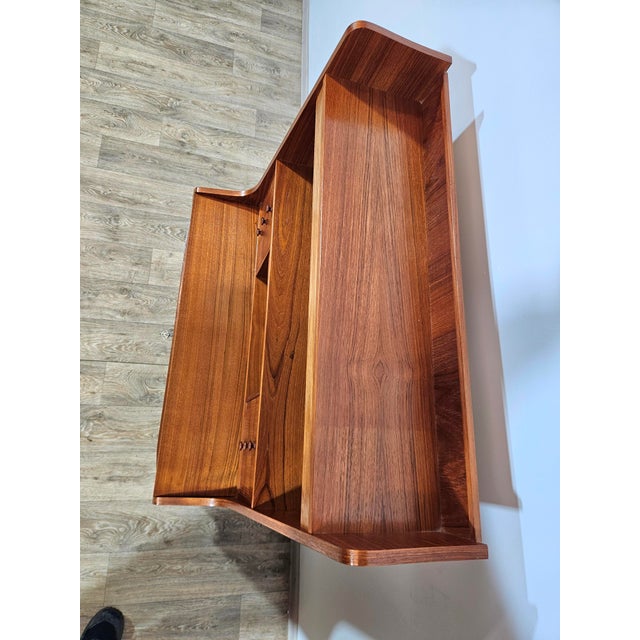 Vintage Danish Secretaire in Teak, 1960s For Sale - Image 16 of 18