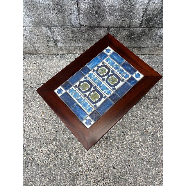 Mid-Century Modern Mid Century Danish Modern Side Table With Tile Inlay by Severin Hansen. C 1960s For Sale - Image 3 of 18