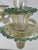 1980s Vintage Italian Glass 5 Light Medium Chandelier For Sale - Image 5 of 10