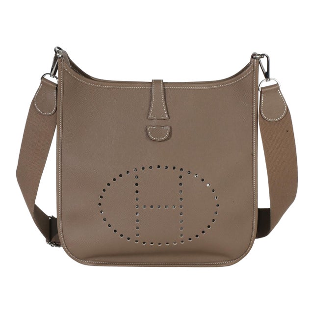 Etoupe Epsom Evelyne III PM 29 PHW For Sale