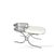 Metal Mid-Century Space Age Chrome amd Smoked Glass Telephone Bench, 1970s For Sale - Image 7 of 11