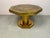 Mid-Century Octagonal Brass and Burl Veneer Coffee Table, 1970s For Sale - Image 4 of 18