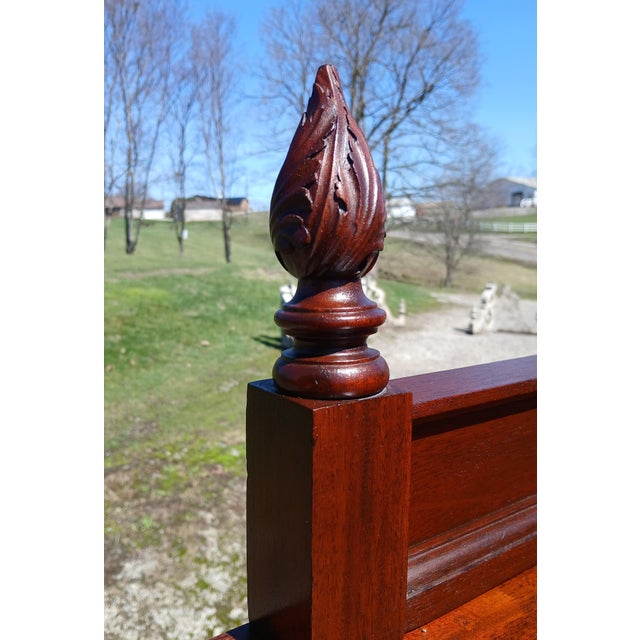 Antique Victorian Mahogany Chest of Drawers W Claw Feet and Six Drawers 1930s For Sale In Cleveland - Image 6 of 18