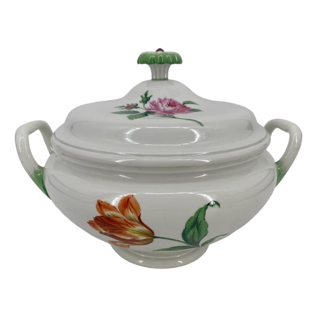 Round Lidded Tureen from Meissen, 1860 For Sale