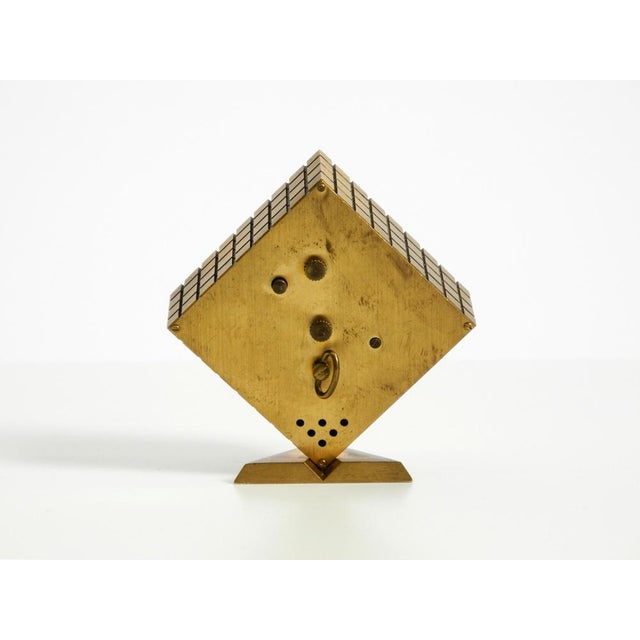 Small Mechanical Brass Alarm Clock from Europa, 1960s For Sale - Image 17 of 18