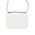 Prada White Soft Calfskin Triangle Logo Gold Hardware Flap Shoulder Bag For Sale In Houston - Image 6 of 8
