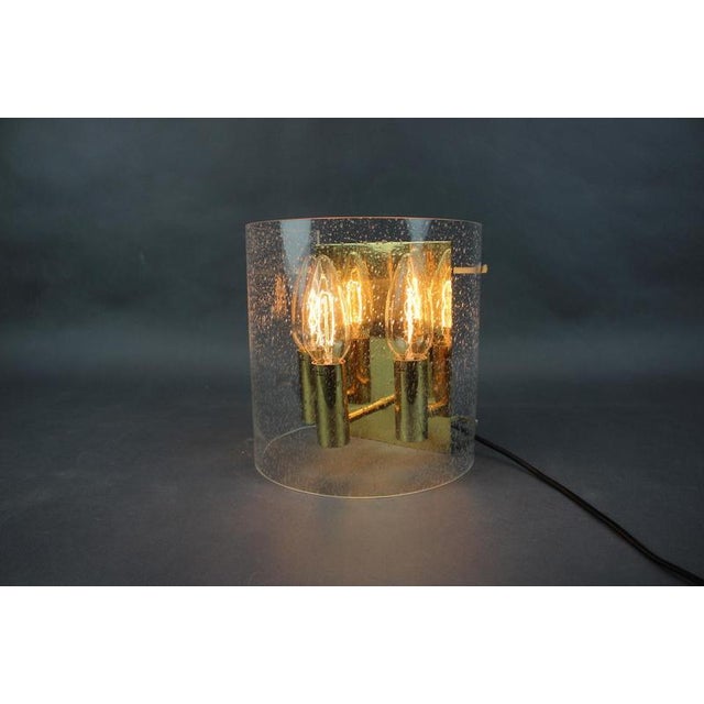 Brass and Bubble Glass Wall Lamp, Germany, 1970s For Sale - Image 12 of 16