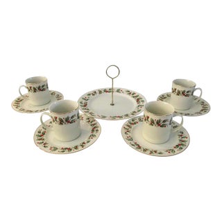 Vintage Macy's "All the Trimmings" Dessert Set, 9 PCS For Sale