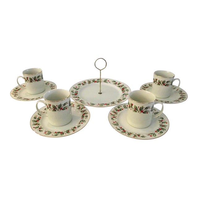 Vintage Macy's "All the Trimmings" Dessert Set, 9 PCS For Sale