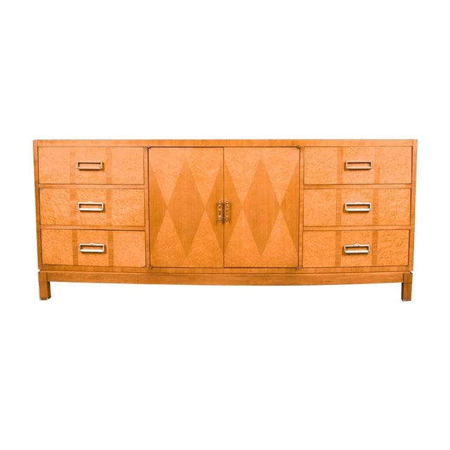 1960s Mid-Century Modern Diamond Front Dresser For Sale - Image 12 of 12