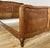 Vintage French Louis XVI Oak Double Bed Frame with Carved Headboard For Sale - Image 5 of 11