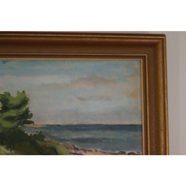 Carl Svanberg, Sea View, 1960s, Oil on Canvas, Framed For Sale - Image 11 of 17