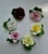1940s Set of 6 Staffordshire Radnor Bone China Rose Place Card Holders For Sale - Image 18 of 18
