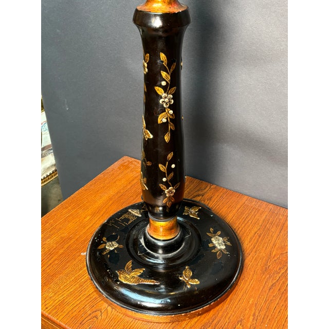 Pair of Floor Lamps - Chinoiserie Style For Sale In Los Angeles - Image 6 of 12