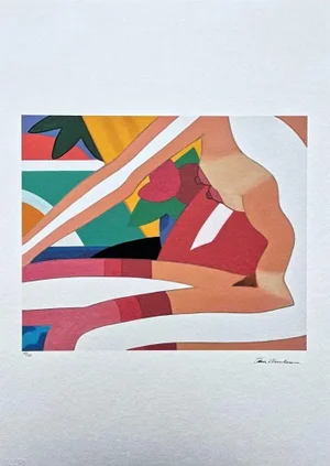 1990s After Tom Wesselmann " Sunset Nude" Pop Art Serigraph