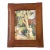 1940’s Original Impressionist Figures in Landscape Painting Tabletop Frame For Sale